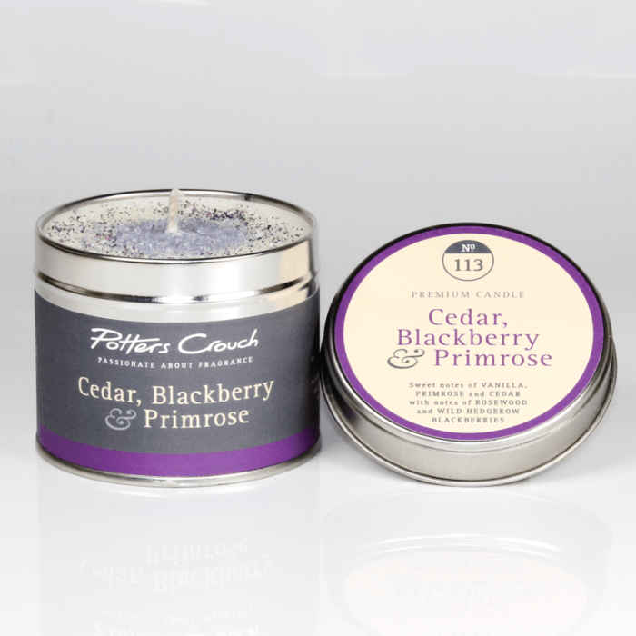 Potters Crouch - Cedar, Blackberry & Primrose Candle
